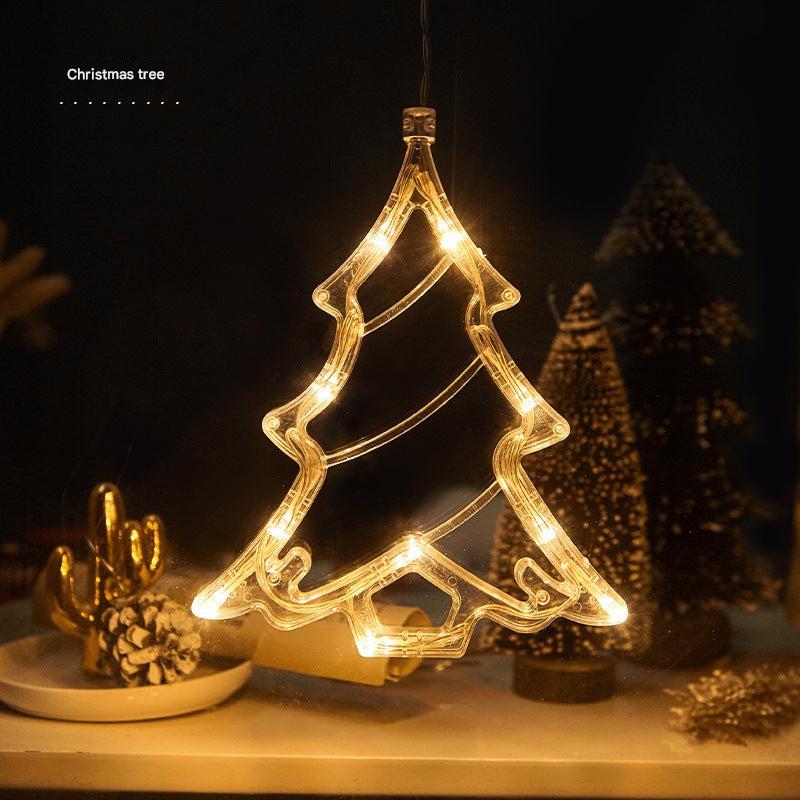 Christmas LED suction cup window lights image 1
