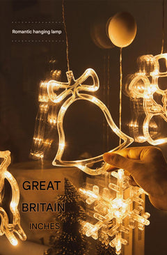 Christmas LED suction cup window lights image 1