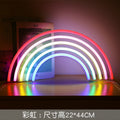 Shooting star LED neon sign for dreamy appeal