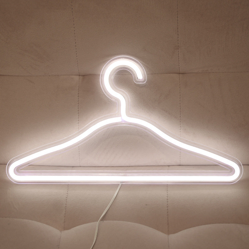 Open neon sign for welcoming atmosphere