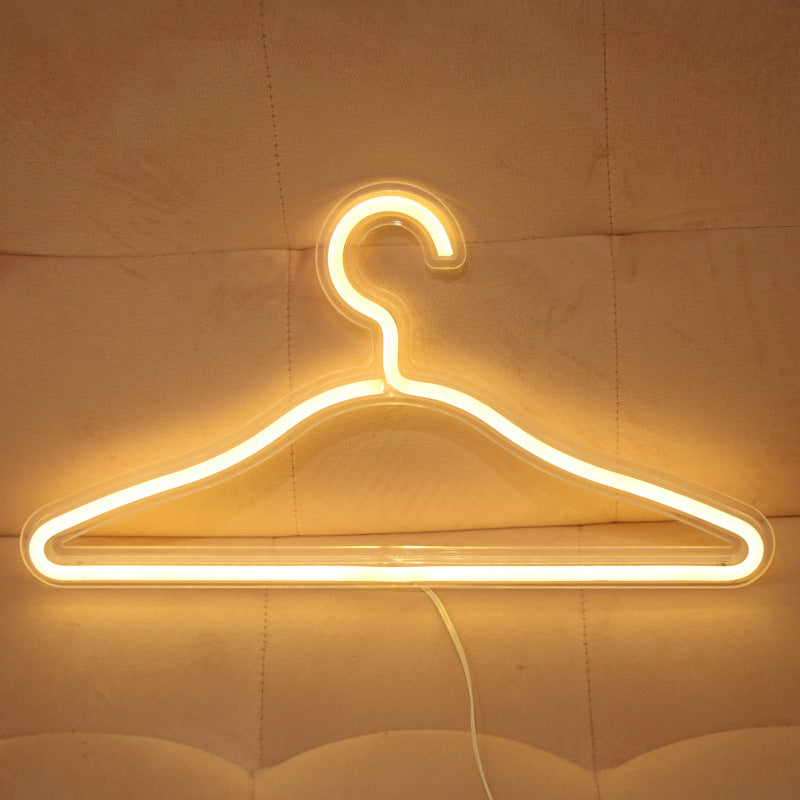 Rainbow design LED neon sign for playful rooms