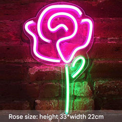 Rainbow design LED neon sign for playful rooms
