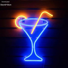 Open neon sign for welcoming atmosphere