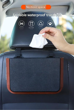Multifunctional car organiser for umbrellas and trash