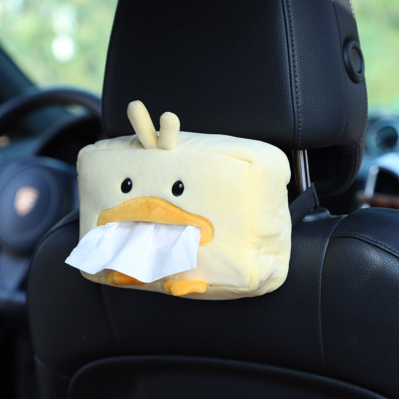 Adorable plush tissue box holder for home use