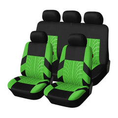 grey universal car seat cover display