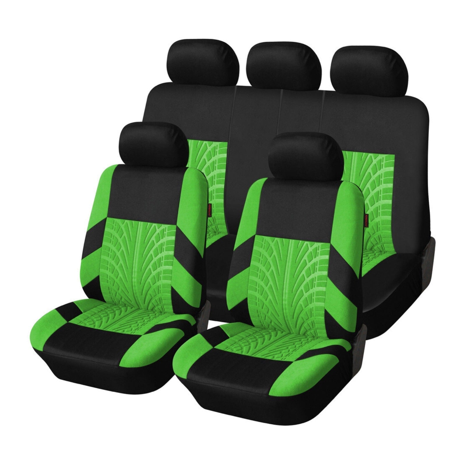 grey universal car seat cover display