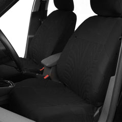 beige car seat covering in a vehicle