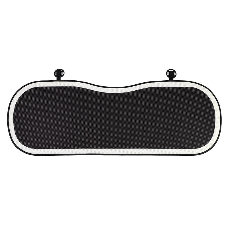 Lumbar support cushion with butterfly-knot detail