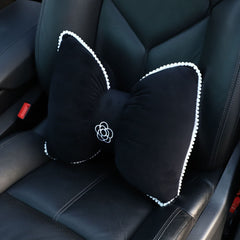 Chic camellia pattern car headrest