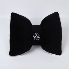 Elegant plush car lumbar support