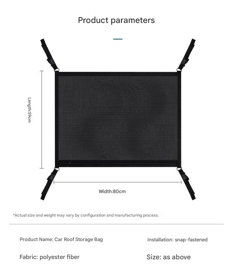 Ideal storage for snacks in car net