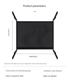 Ideal storage for snacks in car net