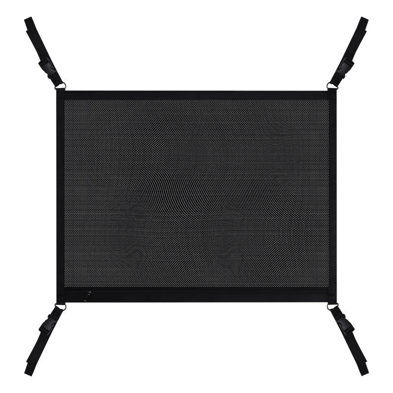 Dual-layer car organisation net in black