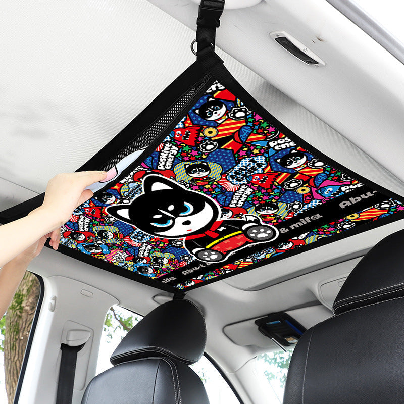 Stylish design of car ceiling storage accessory