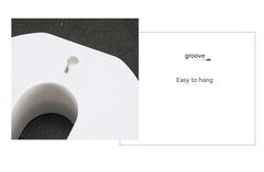 battery-operated number light on shelf