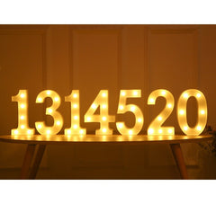 LED lights illuminating a party scene