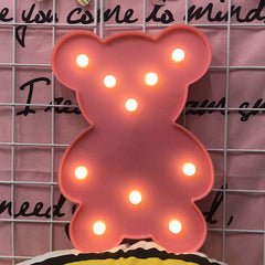 LED night light in cactus shape