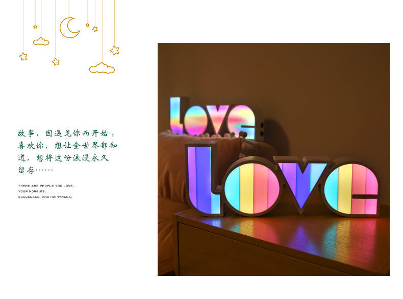 light box ambient lighting in a room