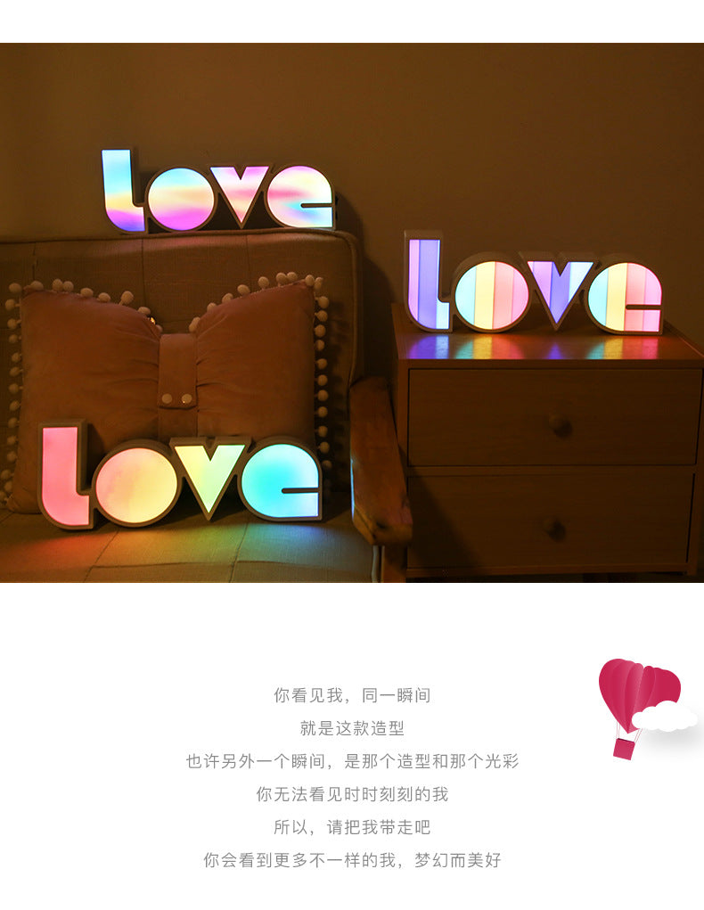 detailed view of battery powered marquee light box