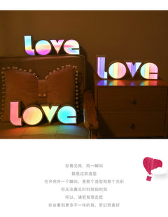 detailed view of battery powered marquee light box