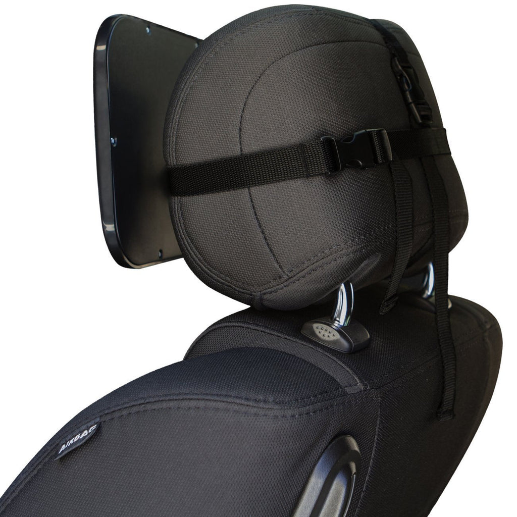 Premium baby car seat mirror attached to headrest