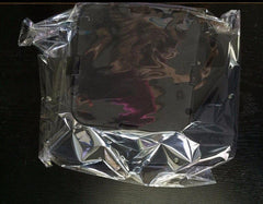 Angled view of car seat mirror with baby
