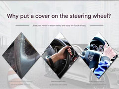Image showing various colour options for steering wheel cover