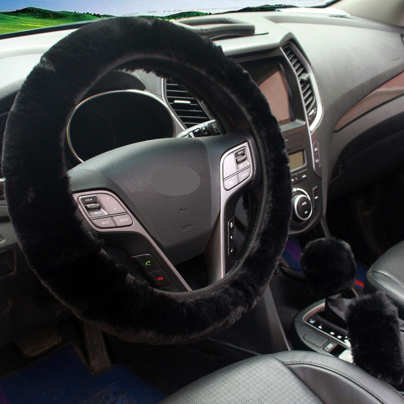 Gear shift cover to match steering wheel cover