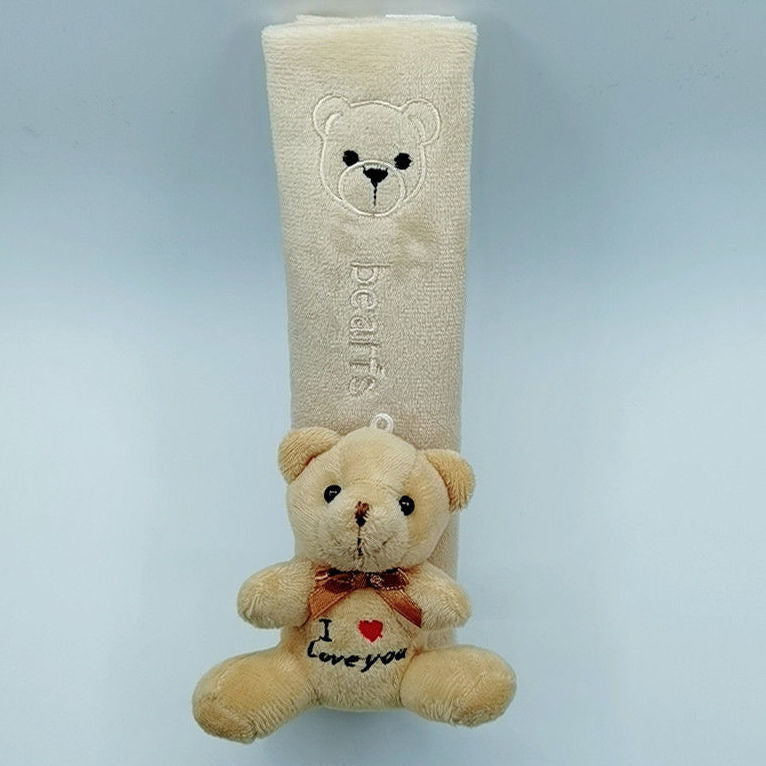 Plush seat belt padding for comfort