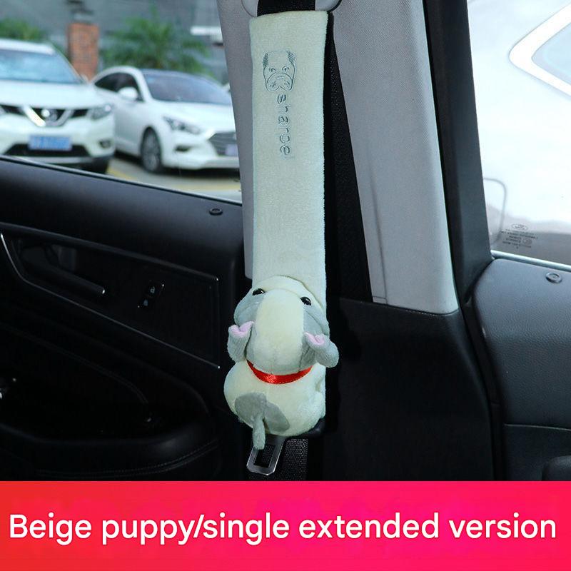 Plush seat belt padding for comfort