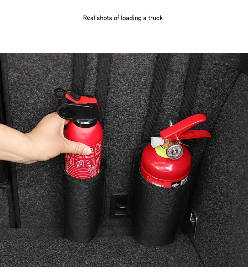Waterproof car storage bag in black