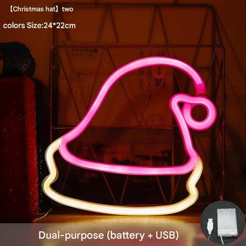 festive reindeer LED night light