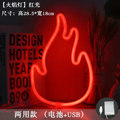 warm glow LED light in star shape