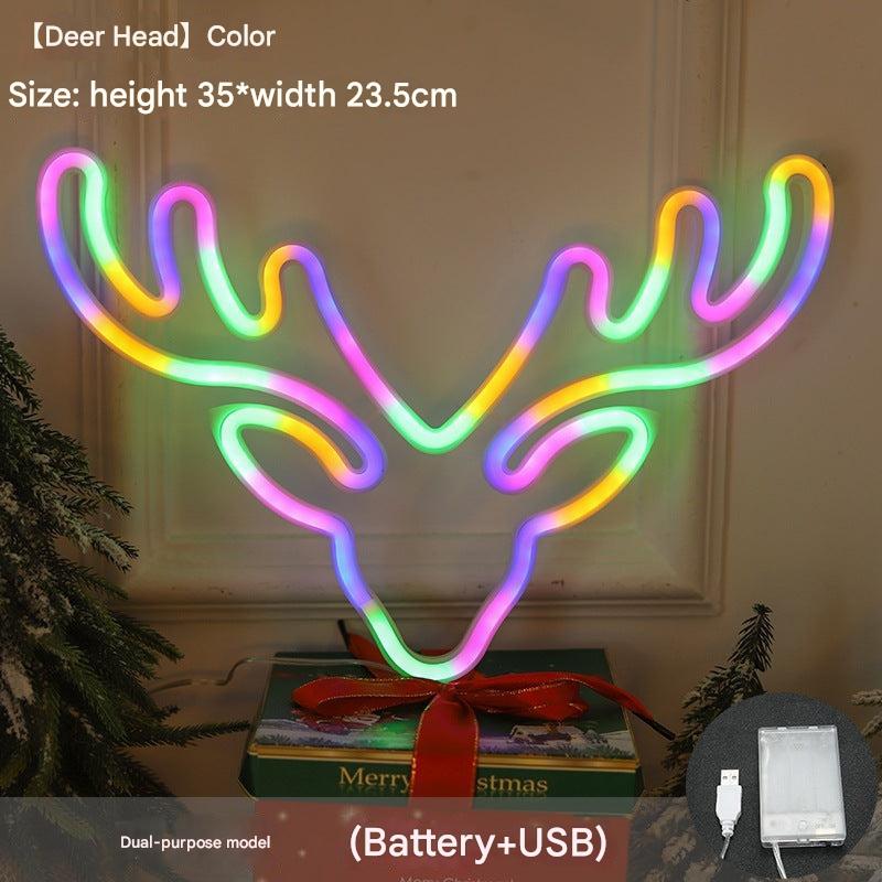 square snowflake LED holiday decor light