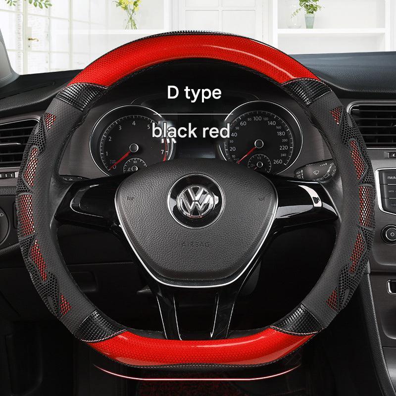 Image of Universal Sports Style Steering Wheel Cover Jungle Green