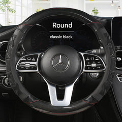 Image of Universal Sports Style Steering Wheel Cover Red