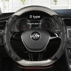 Image of Universal Sports Style Steering Wheel Cover Grey