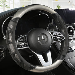 Image of Universal Sports Style Steering Wheel Cover Green
