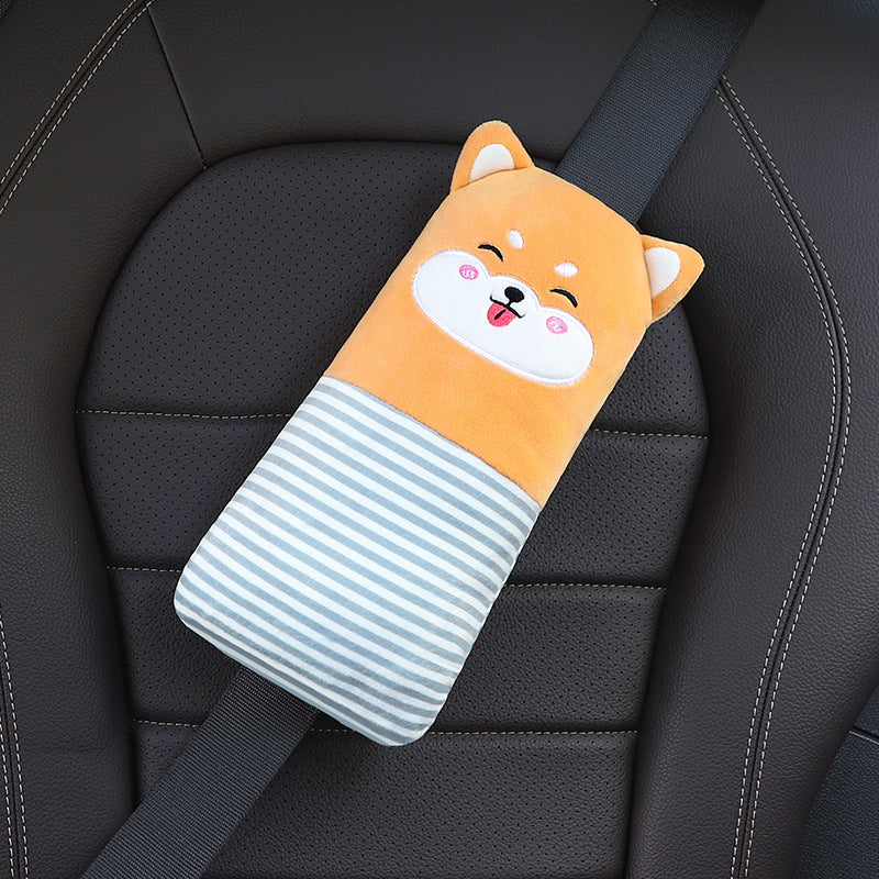 Colourful plane design seat belt cover