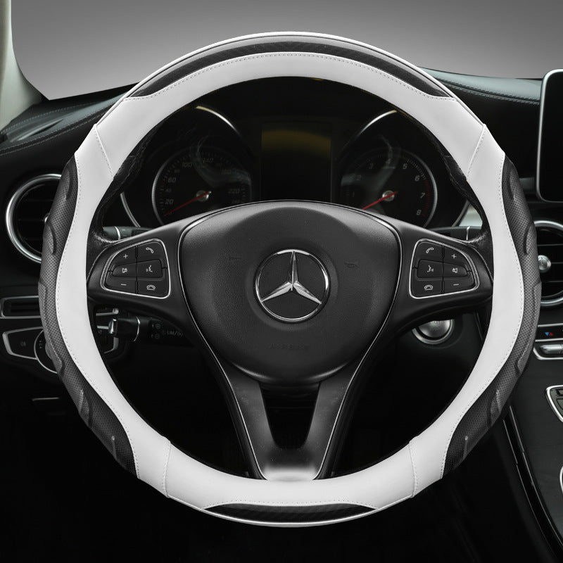 Installing a stylish steering wheel cover