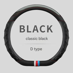 Overall view of multiple coloured steering wheel covers