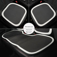 Deluxe Car Seat Cushion with ice silk white edge