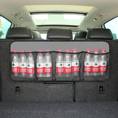 Close-up of durable Oxford material in car organizer