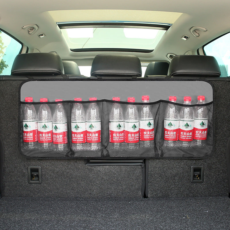 Close-up of durable Oxford material in car organizer