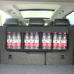 Light blue net car trunk organizer for vehicles
