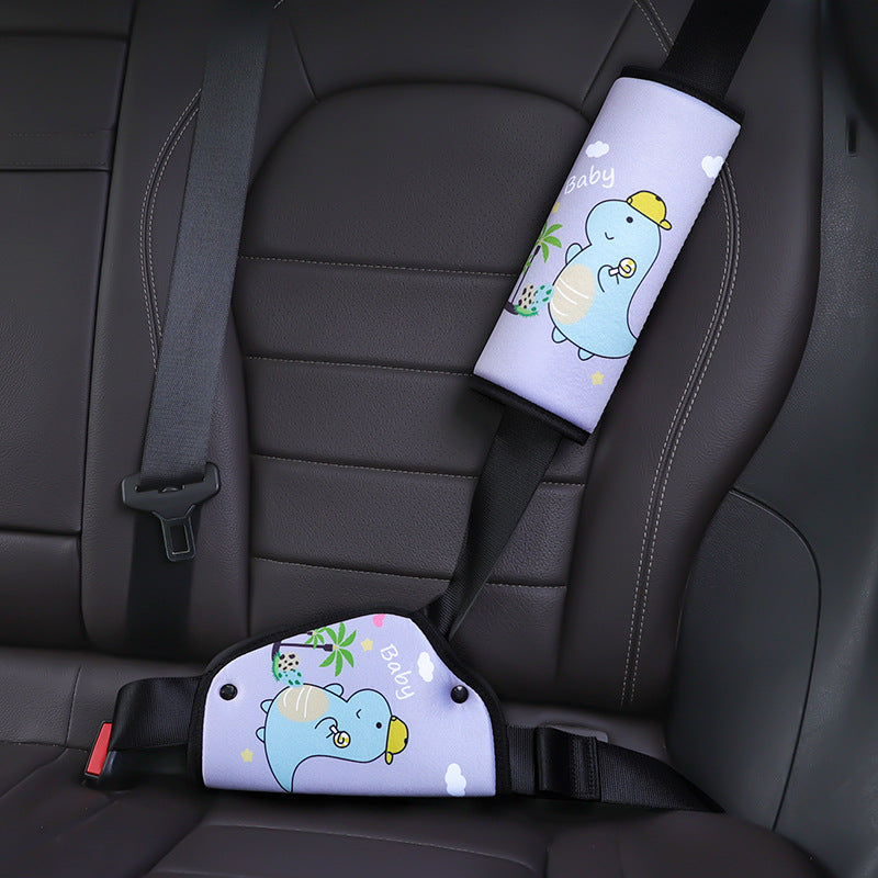 Kids car seat belt cushion with cartoon design 1