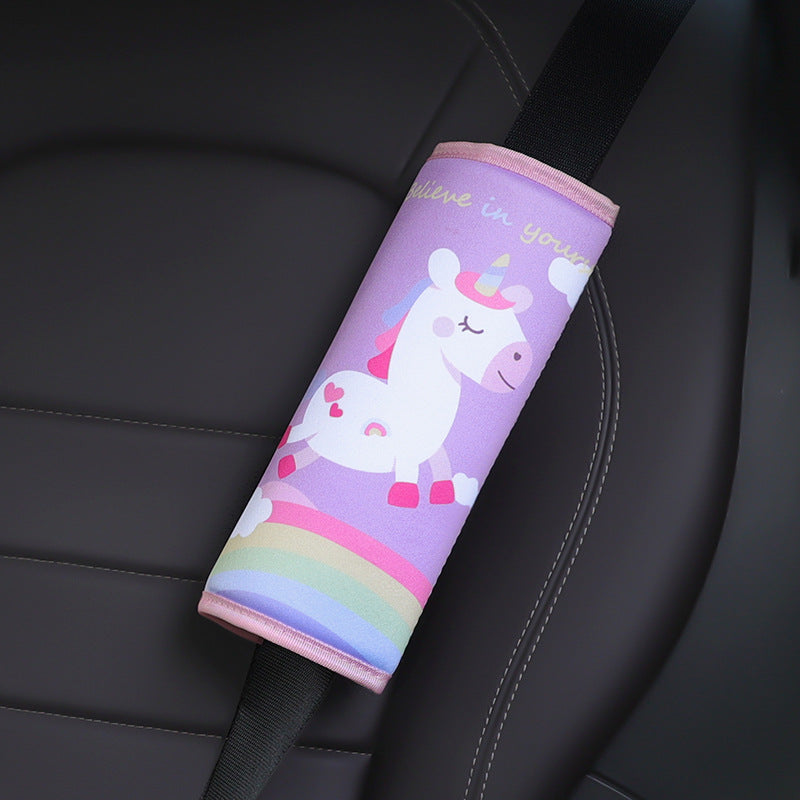 Cute cartoon animal seat belt protector
