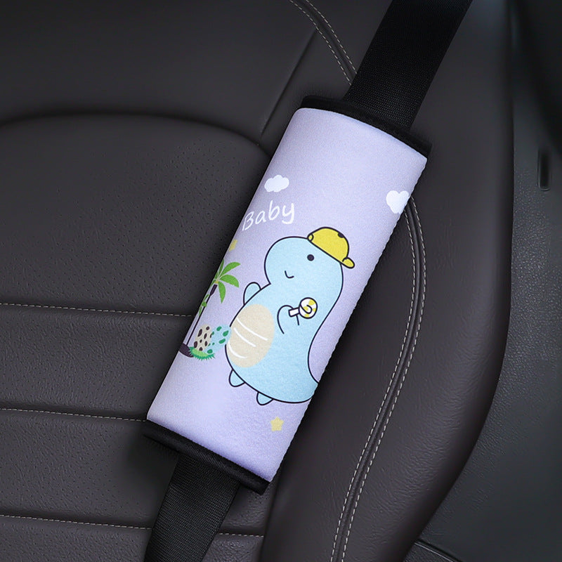 Universal fit adjustable car seat belt cover