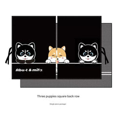 Playful designs on kids car sunshade